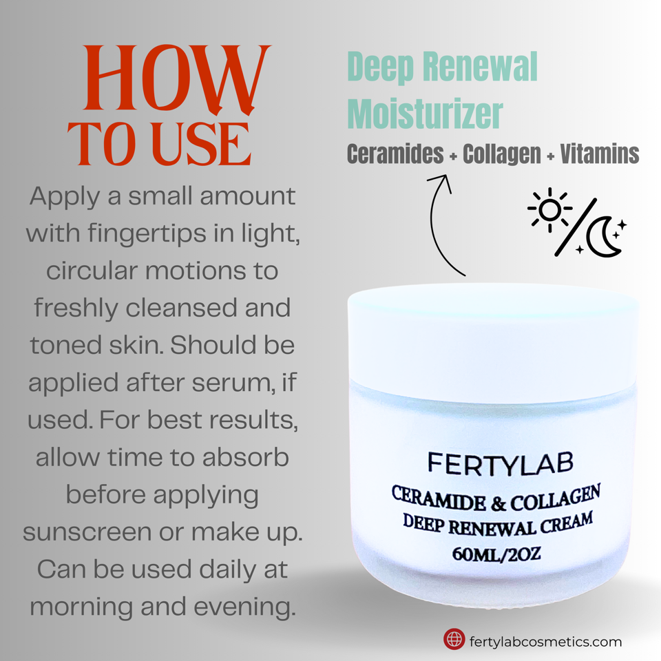 Deep Renewal Cream With Ceramide & Collagen - Image 5